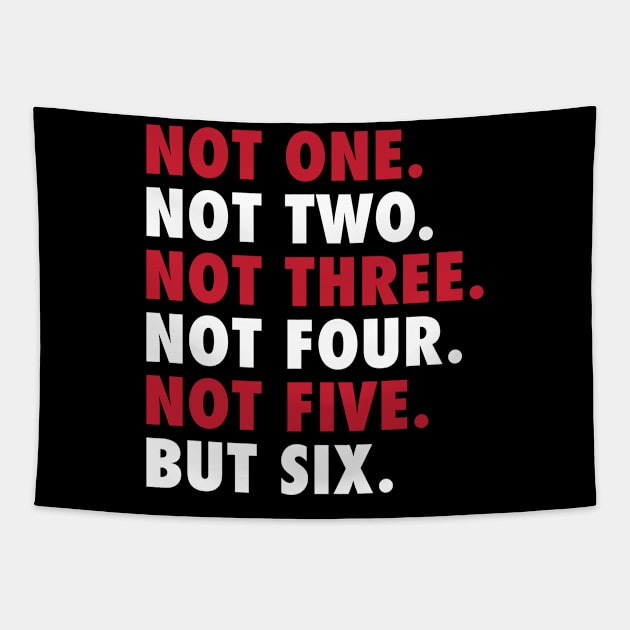 Not One Not Two Not Three Not Four Not Five But Six Tapestry by Psych0 Central