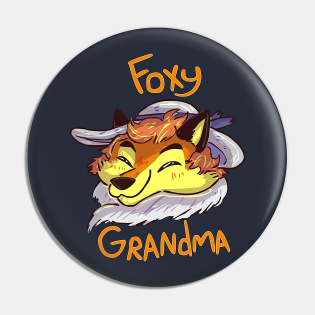 Foxy Grandma Pin by sky665