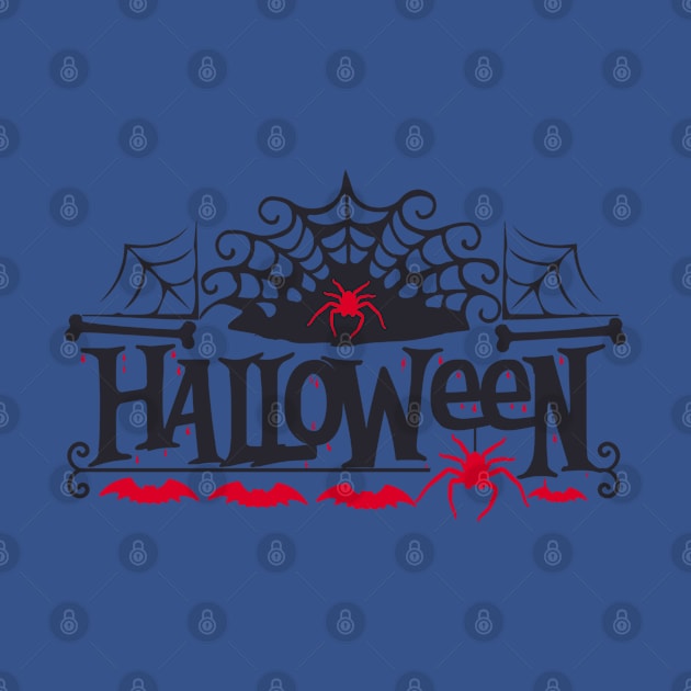 Halloween Red Spider by holidaystore