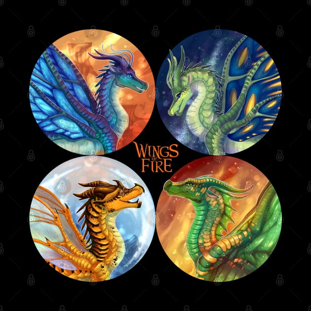 Wings of Fire - Lost Continent Pantala Heroes by Biohazardia