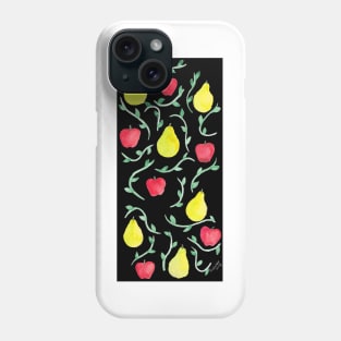 Orchard on Black Pattern Phone Case