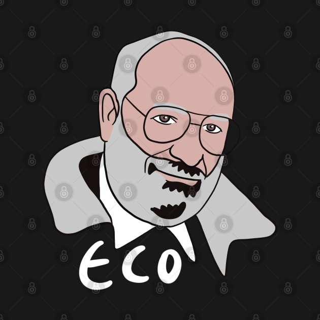 Umberto Eco Minimal Portrait - Philosophy by isstgeschichte