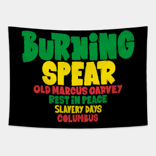 Burning Spear Reggae Tribute - Rasta Vibes Design Tapestry