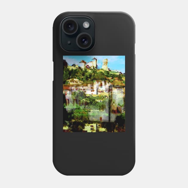 Grimaud, Village in South of France,  in the Provence Phone Case by robelf