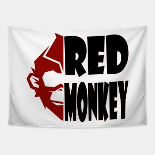 Red Monkey Tapestry