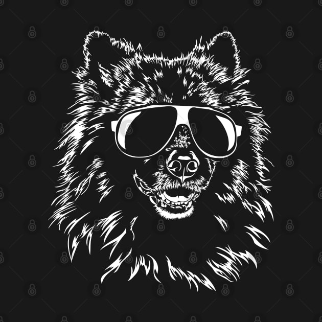 Funny  Keeshond sunglasses cool dog mom by wilsigns