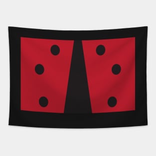 Red Black Ladybug Tapestry