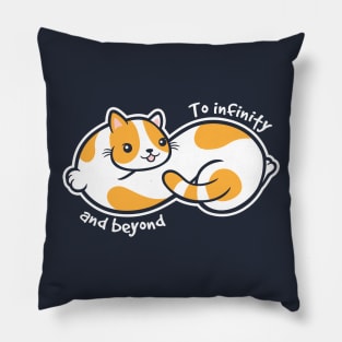 Infinity cat Pillow