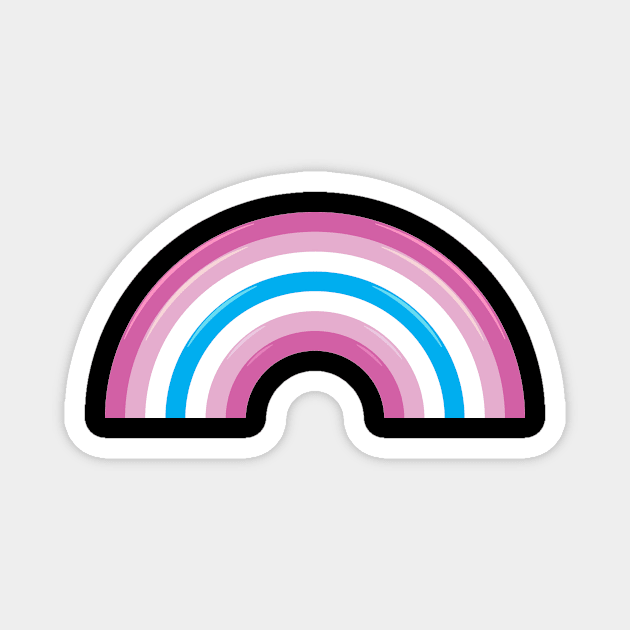 Femboy Gay Pride Rainbow Flag LGBTQ Queer Trans Magnet by Alex21