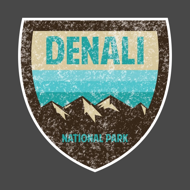 Denali National Park Retro Sticker by roamfree