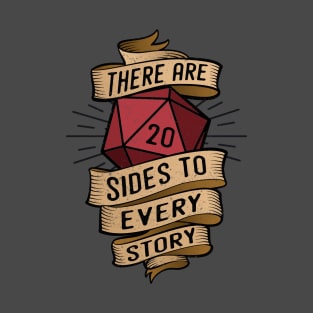 20 sides to every story T-Shirt