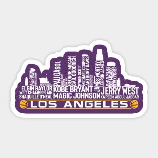 LeBron James Los Angeles Lakers Triple Sticker – Lakers Store