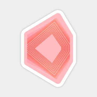 Geometric minimal linear pink Magnet