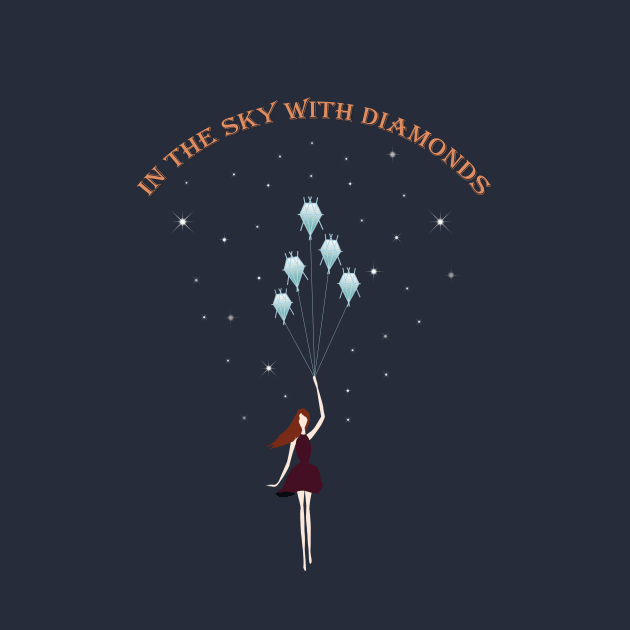 Girl in the sky with diamonds by Space Sense Design Studio