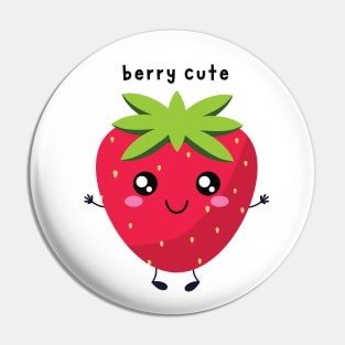 Berry Cute Kawaii Strawberry Pin