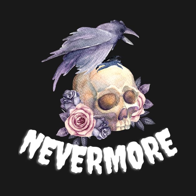 NEVERMORE RAVEN POE DESIGN by The C.O.B. Store