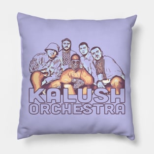 Kalush Orchestra Ukrainian Band Pillow