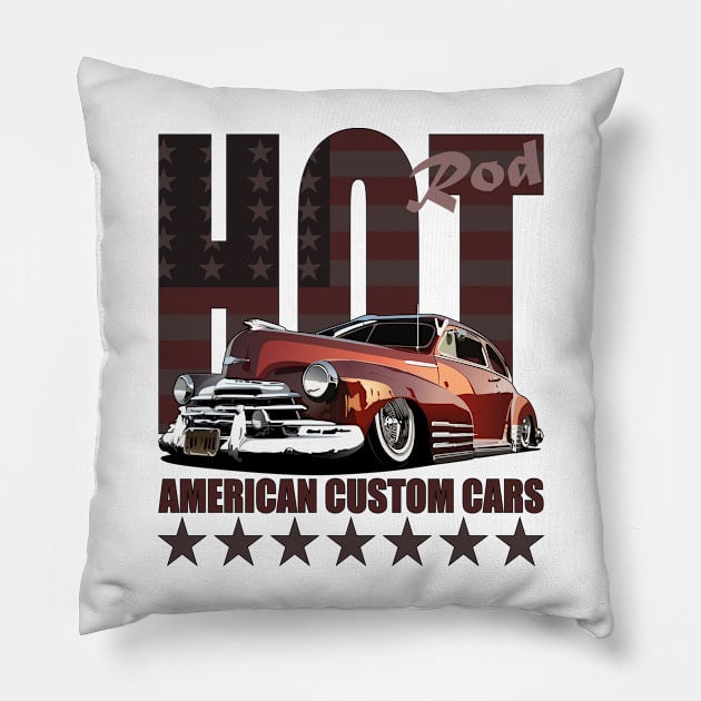 Hot Rod Pillow by Akira31