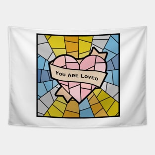 You Are Loved Pride (AroAce) Tapestry