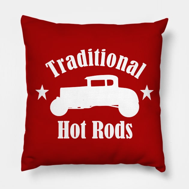 Traditional Hot Rods Model A Coupe Pillow by hotroddude