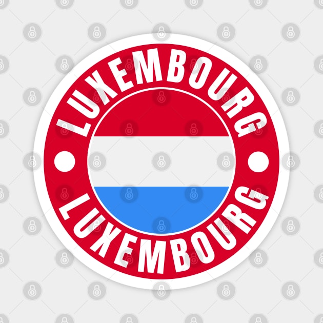 Luxembourg Magnet by footballomatic