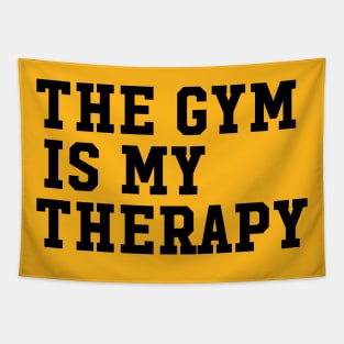 THE GYM IS MY THERAPY Tapestry