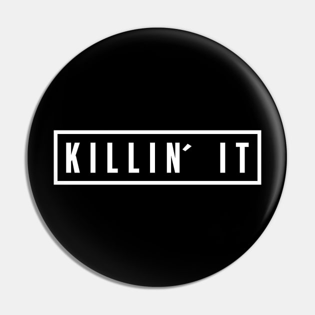 Killin It Women Teen Girl Cute Tops Junior Graphic Tee Pin by CreativeShirt