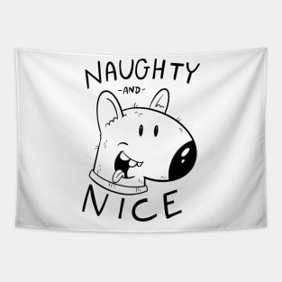 NAUGHTY AND NICE! Tapestry