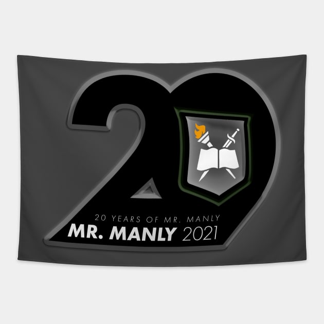 Mr. Manly 2021 Tapestry by Burritozilla