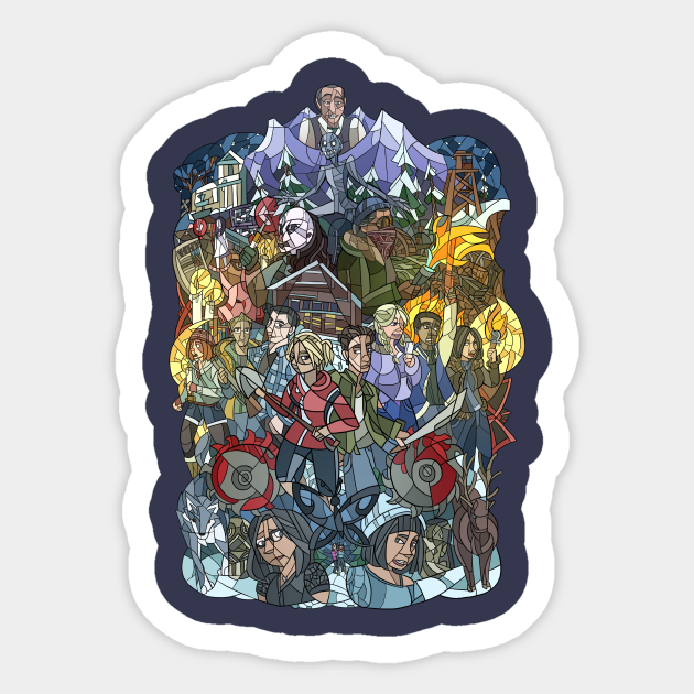 Dawn, at the earliest. - Until Dawn - Sticker