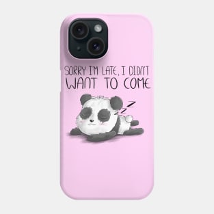 Sleeping Panda Quote Phone Case