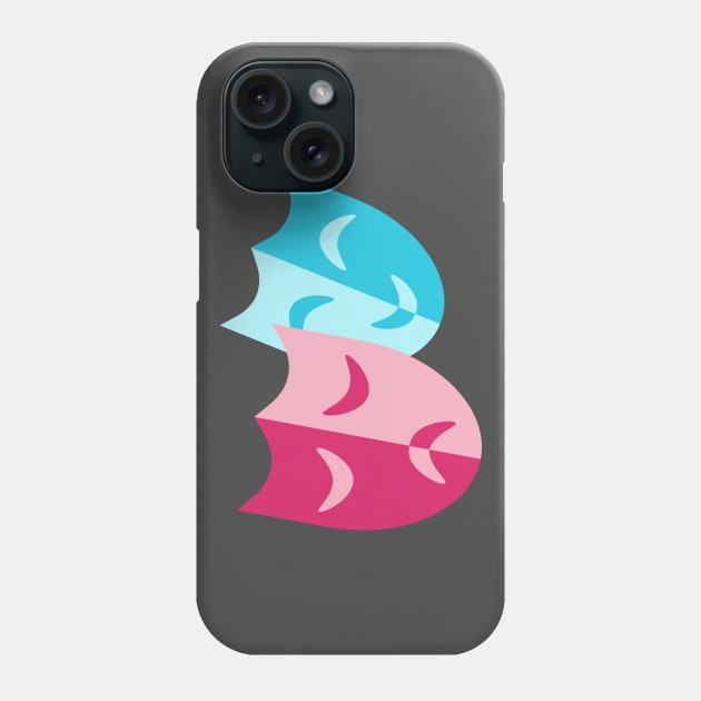 Theatrical blue mask smiles and red cry Phone Case by EvgeniiV