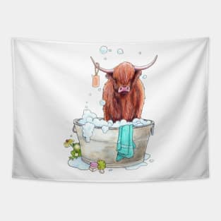 Wee Bonnie Bubble Bath Tapestry