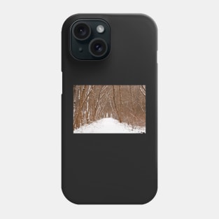 Winter Forest Tipi Trail Phone Case