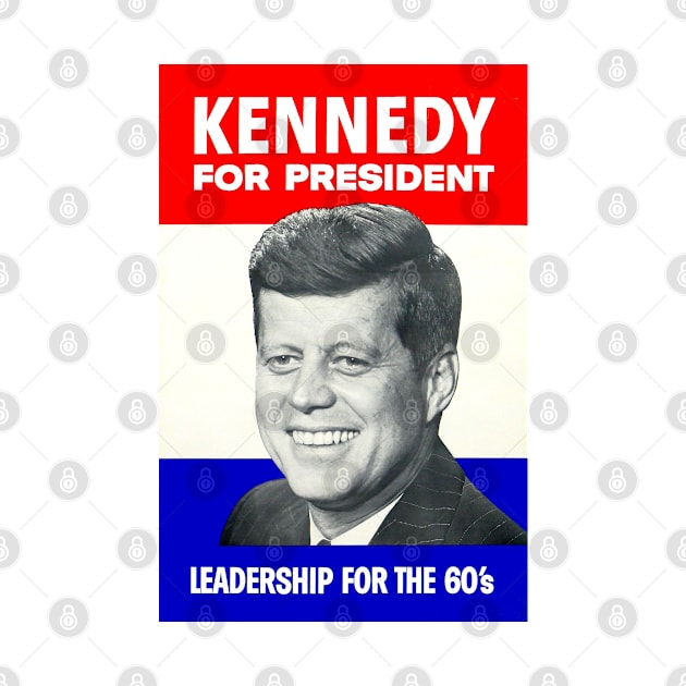 Kennedy Vintage 1960 Restored Presidential Election Poster by posterbobs