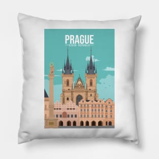 Staromestske namesti old town square czech praha prague Pillow