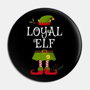 Loyal Elf Shirt , Family Matching Group Christmas Shirt, Matching T Shirt for Family, Family Reunion Shirts Pin