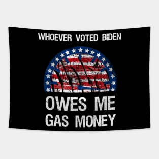 Owes Me Gas Money Design Tapestry