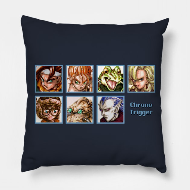 Heroes in Time v2 Pillow by Quillix