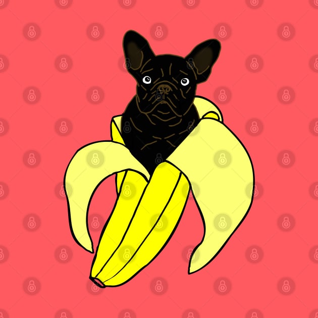 banana black french bulldog doodle by FandomizedRose