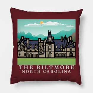 Asheville North Carolina, Biltmore Estate, Mountains, Garden Pillow