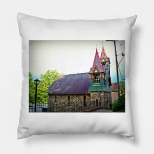 God Upon The Delaware Pillow