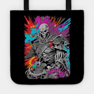 Evil skeleton warrior Tote