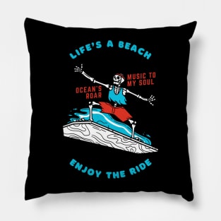 Surfing Surfer Surf Enjoy the ride Pillow