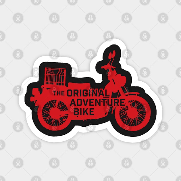 The Original Adventure Bike (Red) Magnet by MComfort61