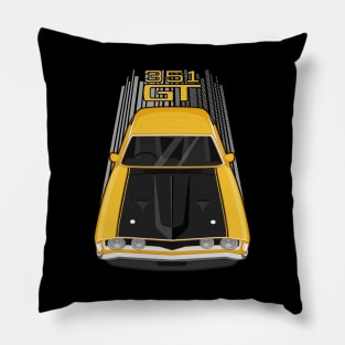Ford Falcon XA GT 351 - Yellow and Black Pillow
