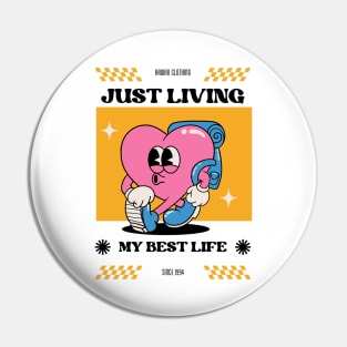 Living My Best Life Pin