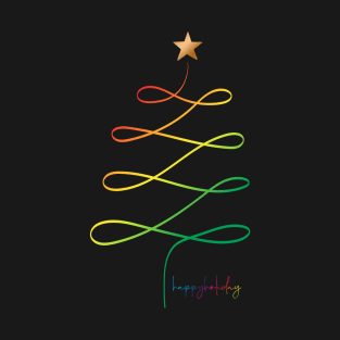 Rainbow Christmas tree T-Shirt