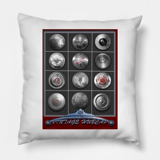 CLASSIC CAR CHROME HUBCAP COLLECTION Pillow