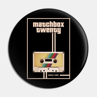 Matchbox Twenty Music Retro Cassette Tape Pin